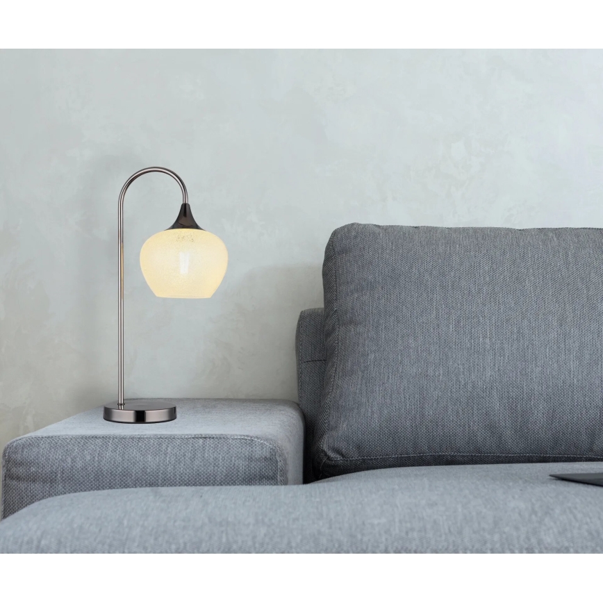 Globo - Bordslampa 1xE27/40W/230V vit/antracit