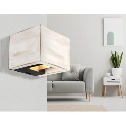 Globo - LED väggbelysning LED/8W/230V grädde