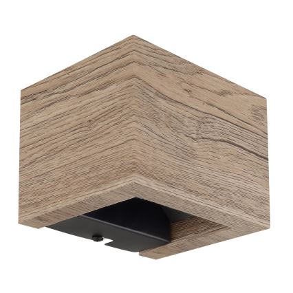 Globo - LED väggbelysning LED/8W/230V brun