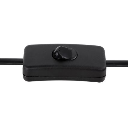 Globo - Bordslampa 1xE27/40W/230V metall/trä