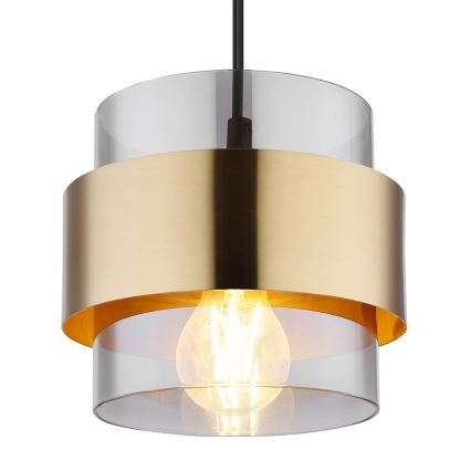 Globo - Taklampa 1xE27/60W/230V svart/mässing