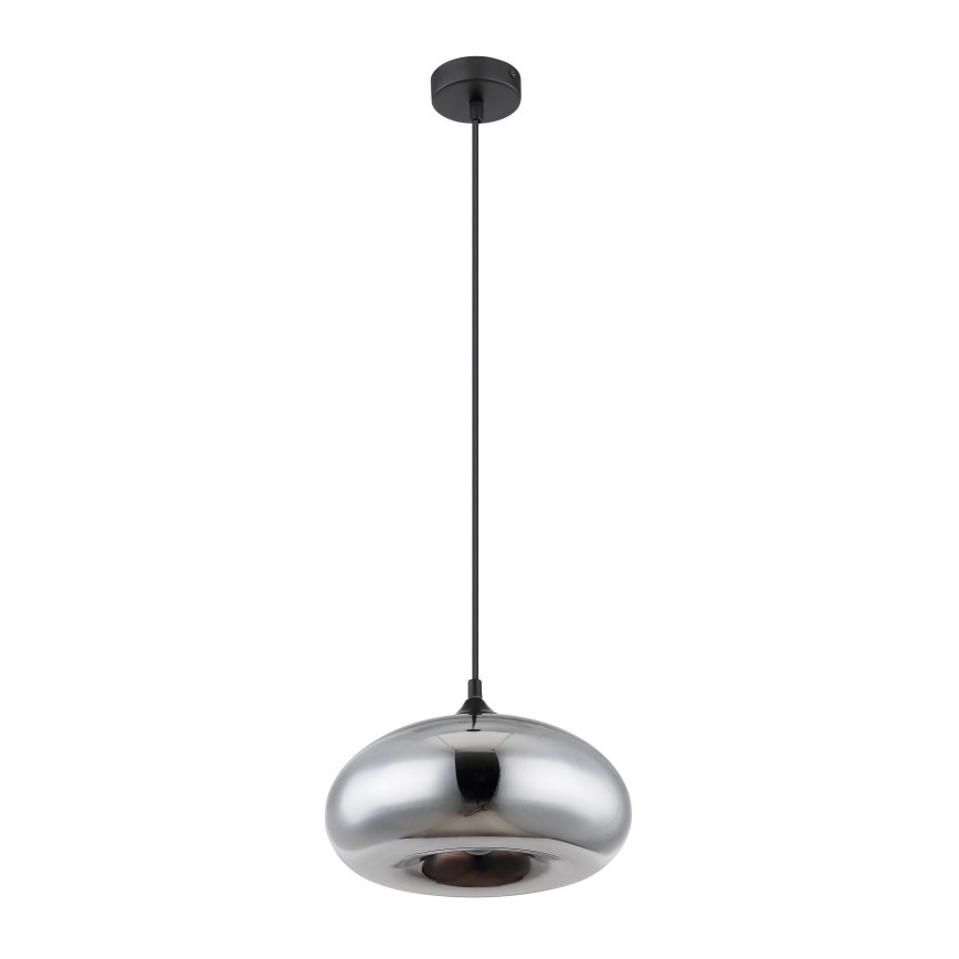 Globo - Ljusskrona med upphängningsrem  1xE27/60W/230V blank krom