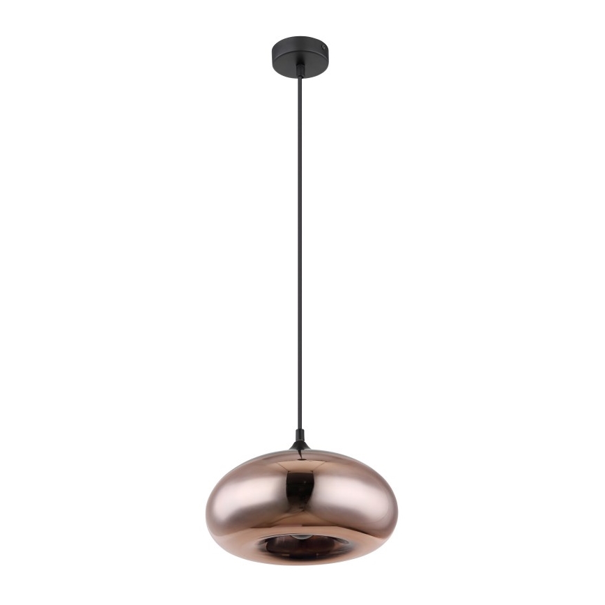 Globo - Ljusskrona med upphängningsrem  1xE27/60W/230V koppar