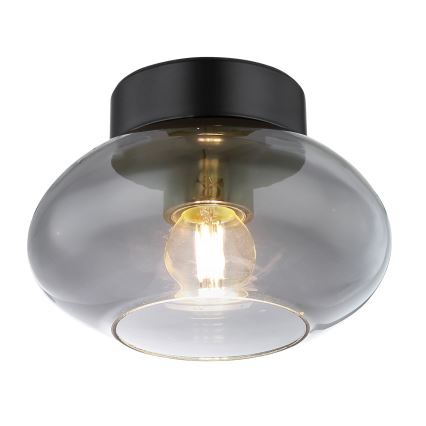 Globo - Taklampa 1xE27ILLU/40W/230V svart