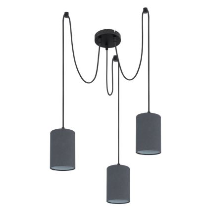 Globo- Ljusskrona med upphängningsrem  3xE14/15W/230V