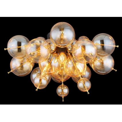 Globo - Ytmonterad ljuskrona 3xE14/25W/230V diameter 55 cm guld