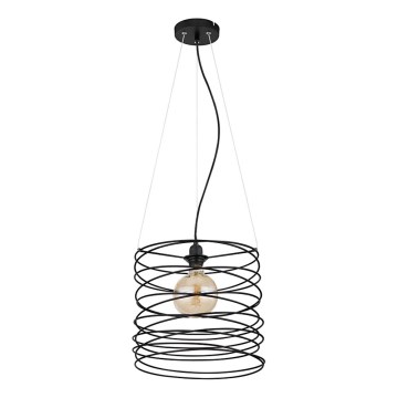 Globo 15640H - Hänglampa på kabel TILLY 1xE27/60W/230V svart