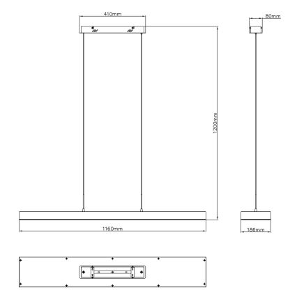 Globo - LED ljusreglerad ljuskrona på textilsladd LED/70W/230V 2700-6500K + fjärrkontroll