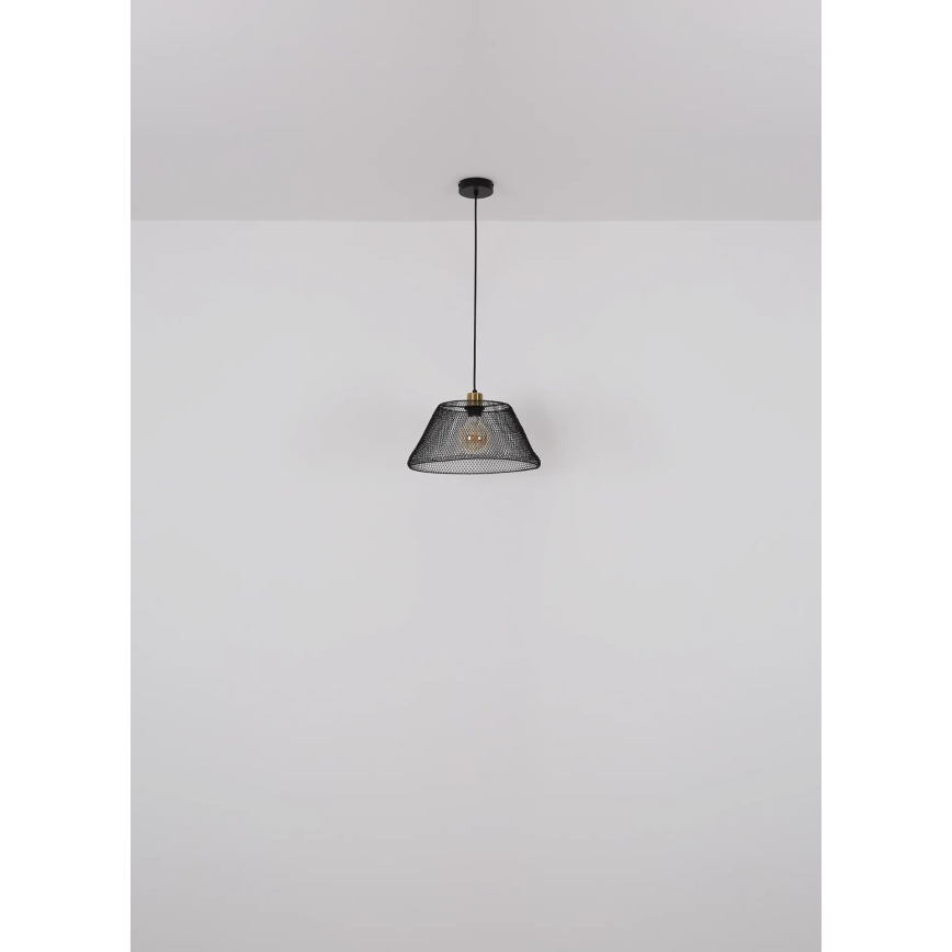 Globo - Ljuskrona med textilsladd 1xE27/40W/230V diameter 36 cm