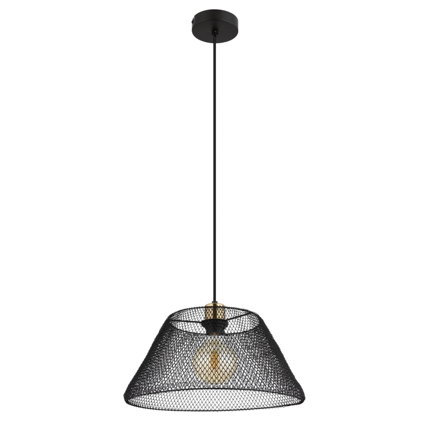 Globo - Ljuskrona med textilsladd 1xE27/40W/230V diameter 36 cm