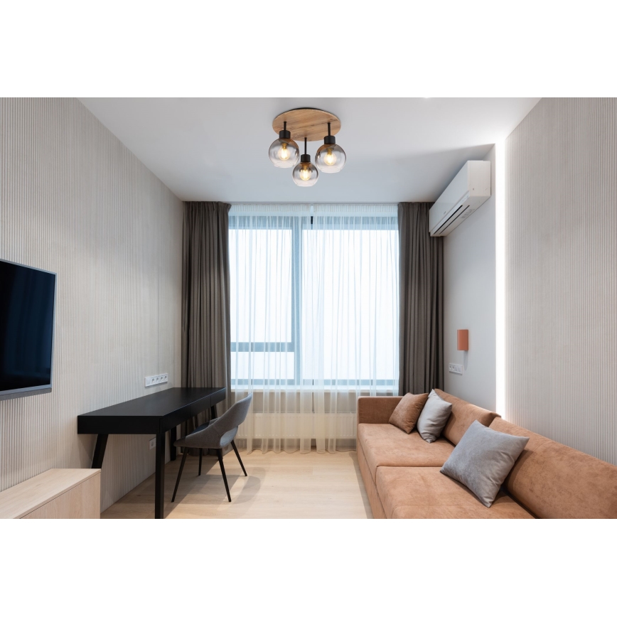 Globo - Fäst ljuskrona 3xE27/40W/230V