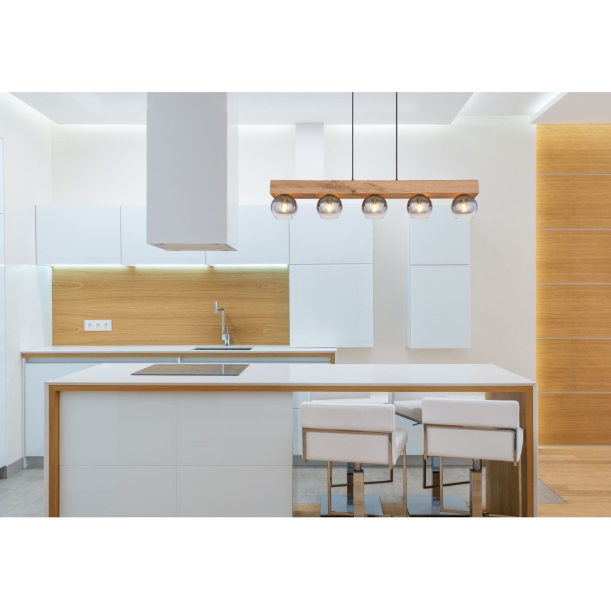 Globo - Taklampa med 5xE27/40W/230V