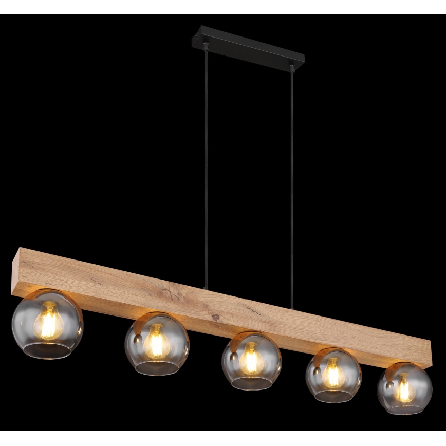 Globo - Taklampa med 5xE27/40W/230V