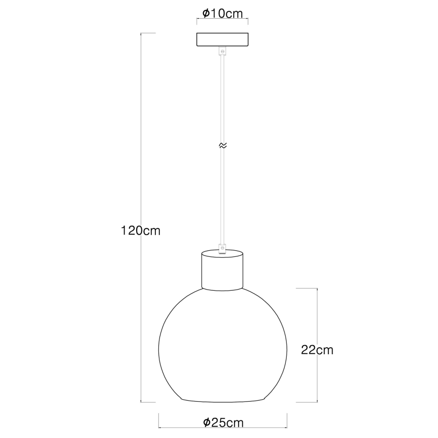 Globo - Taklampa 1xE27/40W/230V
