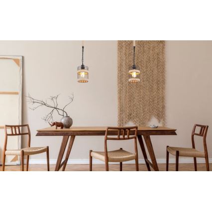 Globo 15673H - Ljuskrona med kedja HALIA 1xE27/60W/230V