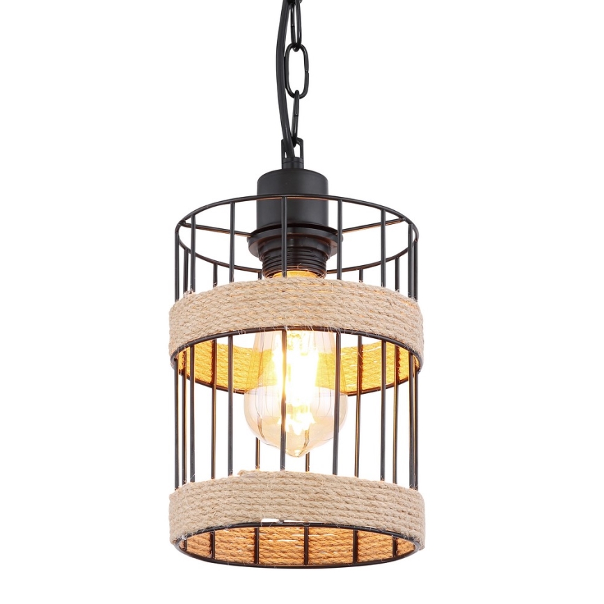 Globo 15673H - Ljuskrona med kedja HALIA 1xE27/60W/230V