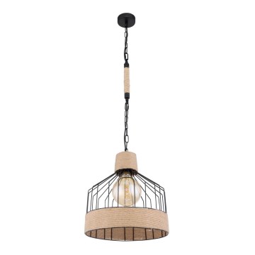 Globo 15674H1 - Ljuskrona med kedja HALIA 1xE27/60W/230V