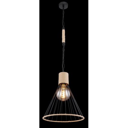 Globo 15676H1 - Ljuskrona med kedja HALIA 1xE27/60W/230V