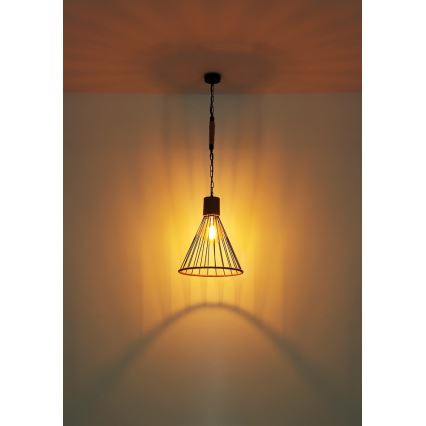 Globo 15676H1 - Ljuskrona med kedja HALIA 1xE27/60W/230V