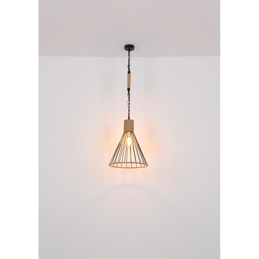 Globo 15676H1 - Ljuskrona med kedja HALIA 1xE27/60W/230V