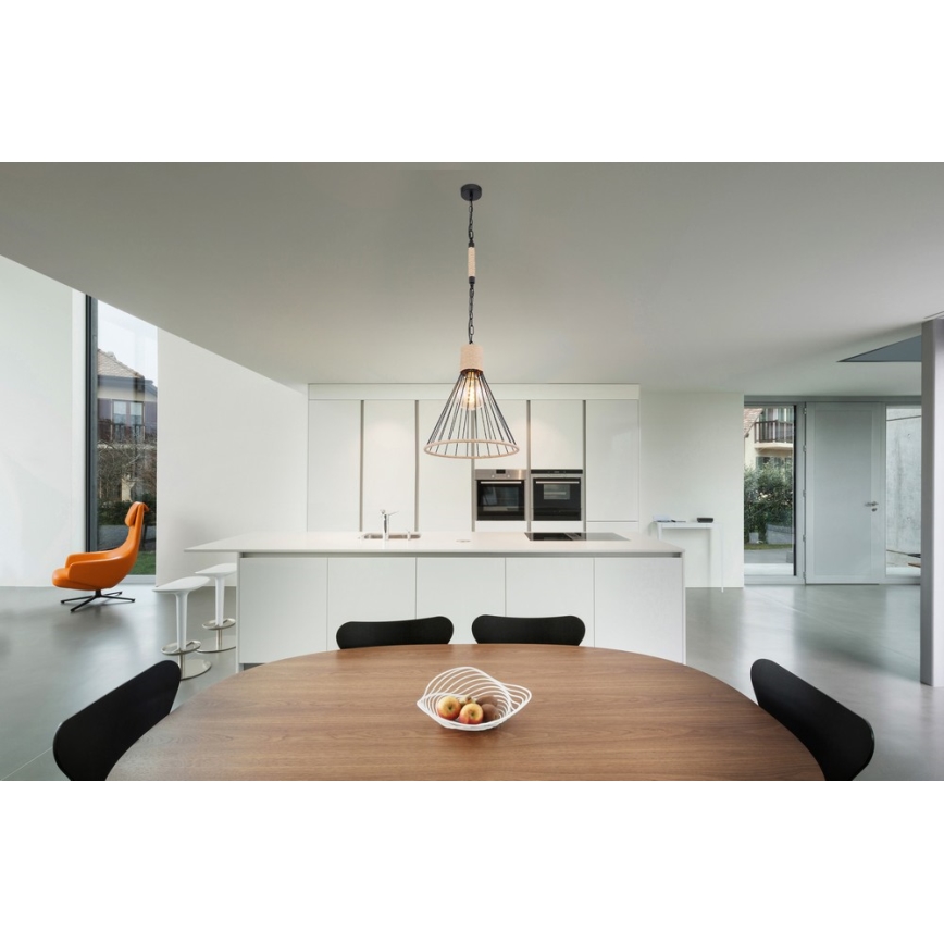 Globo 15676H1 - Ljuskrona med kedja HALIA 1xE27/60W/230V