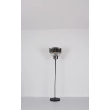 Globo - Golvlampa 3xE27/40W/230V diameter 40 cm svart
