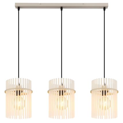 Globo - Taklampa på vajer 3xE27/60W/230V