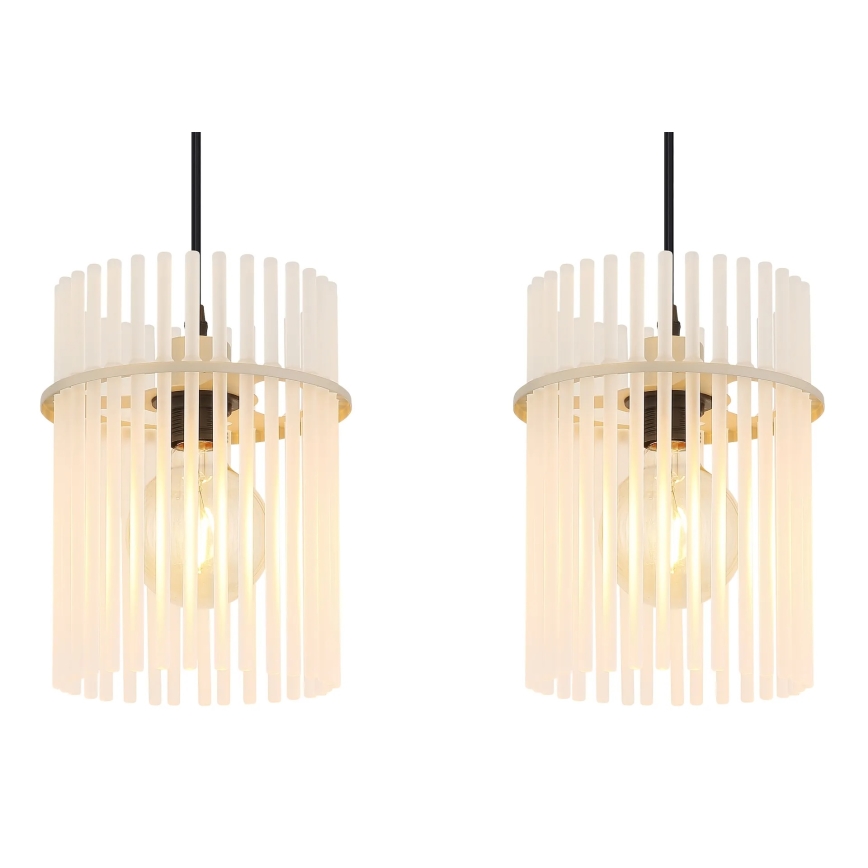 Globo - Taklampa på vajer 3xE27/60W/230V
