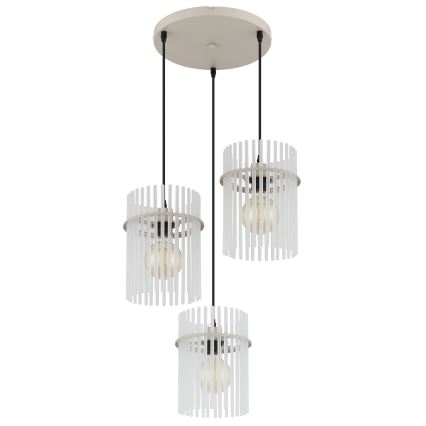 Globo - Hänglampa med kabel 3xE27/60W/230V