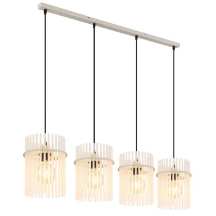 Globo - Pendel med kabel 4xE27/60W/230V