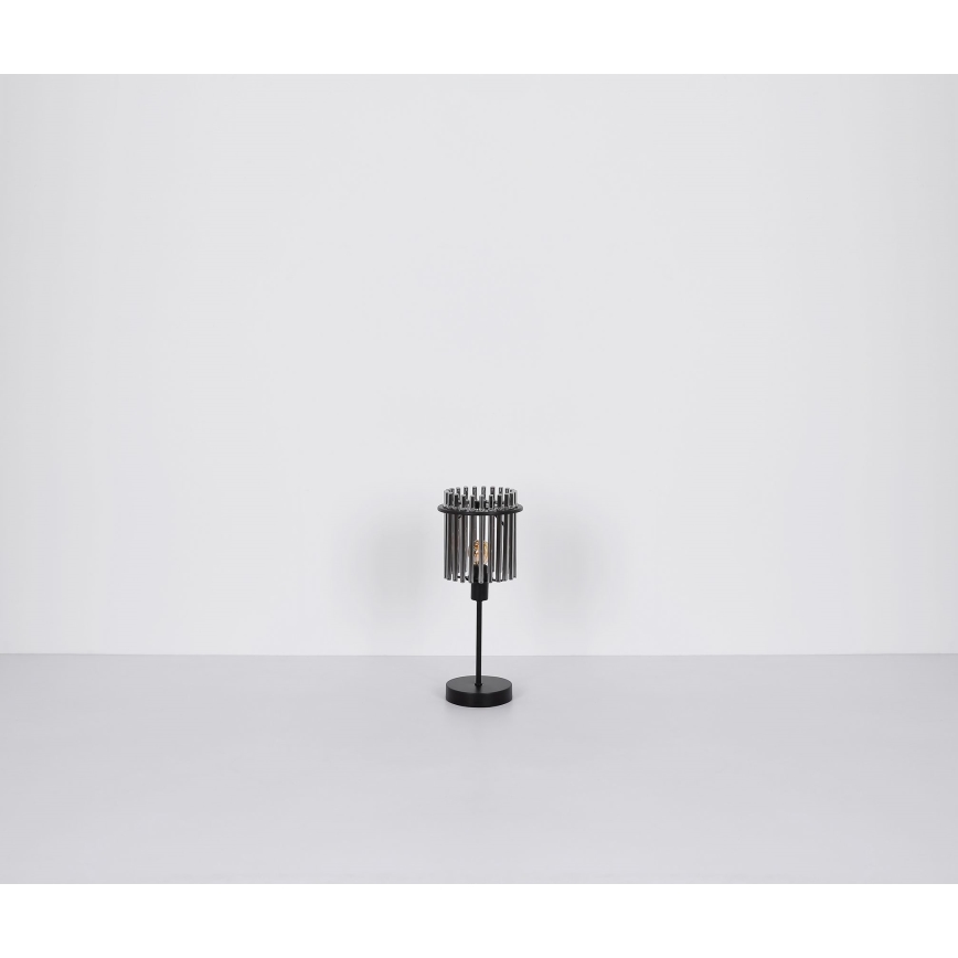 Globo - Bordslampa 1xE14/40W/230V diameter 15 cm svart