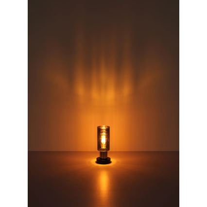 Globo - Bordslampa 1xE27/25W/230V diameter 11 cm svart