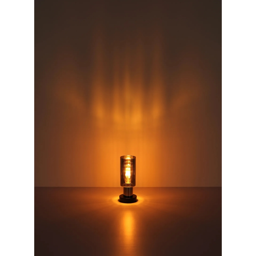 Globo - Bordslampa 1xE27/25W/230V diameter 11 cm svart