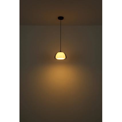 Globo - Ljuskrona med textilsladd 1xE27/60W/230V