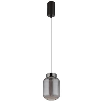 Globo - LED ljuskrona med textilsladd LED/8W/230V