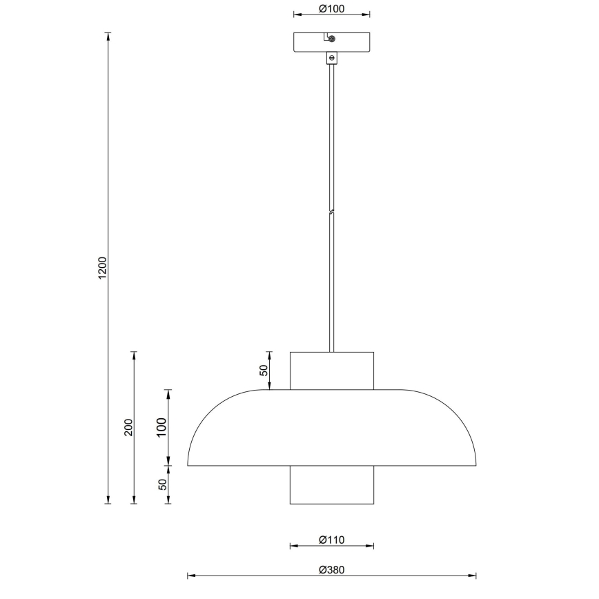 Globo - Takpendel på vajer 1xE27/60W/230V
