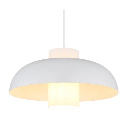 Globo - Pendellampa med vajer 1xE27/60W/230V vit