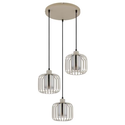 Globo - Taklampa med sladd 3xE27/40W/230V