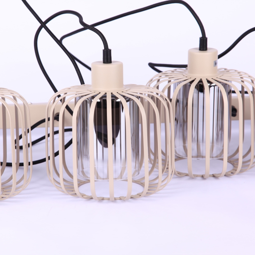Globo - Taklampa med sladd 3xE27/40W/230V