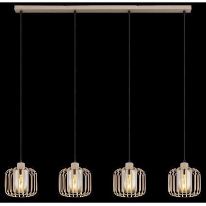 Globo - Taklampa på kabel 4xE27/40W/230V