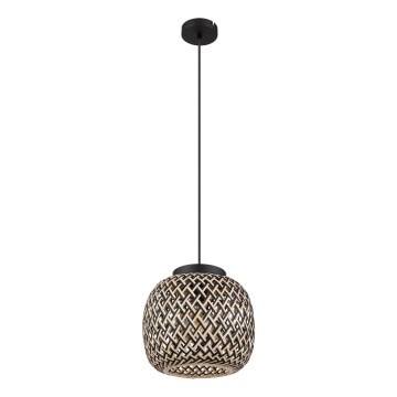 Globo 15766H1 - Ljuskrona med textilsladd COLLY 1xE27/15W/230V diameter 30 cm