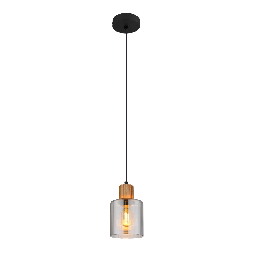 Globo - Pendellampa med kabel 1xE27/25W/230V Ø 12 cm