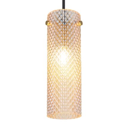 Globo - Ljuskrona med textilsladd 1xE14/40W/230V