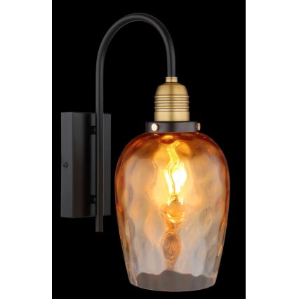 Globo - Vägglampa 1xE27/60W/230V orange