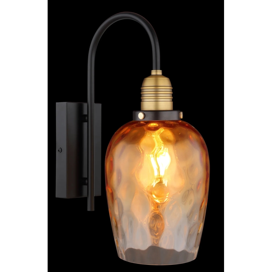 Globo - Vägglampa 1xE27/60W/230V orange