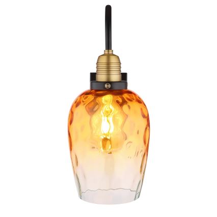 Globo - Vägglampa 1xE27/60W/230V orange