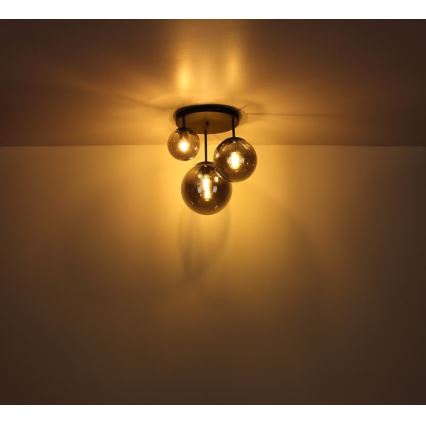 Globo - Taklampa med 3xE27/60W/230V