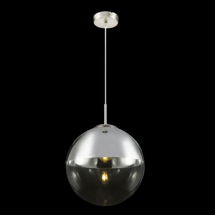 Globo - Ljuskrona med textilsladd 1xE27/40W/230V