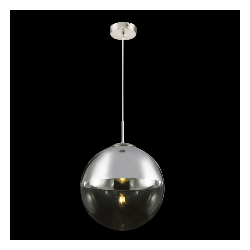 Globo - Ljuskrona med textilsladd 1xE27/40W/230V