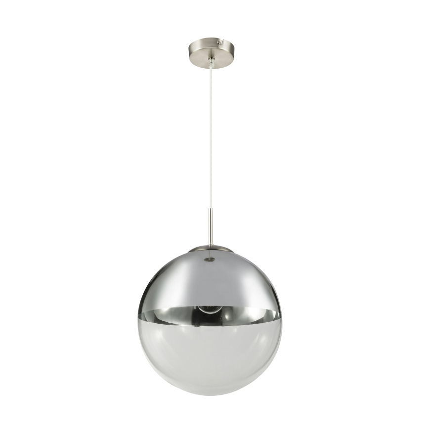 Globo - Ljuskrona med textilsladd 1xE27/40W/230V